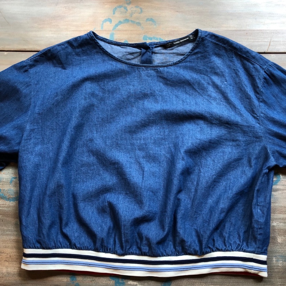 Soft Denim “pullover style” top